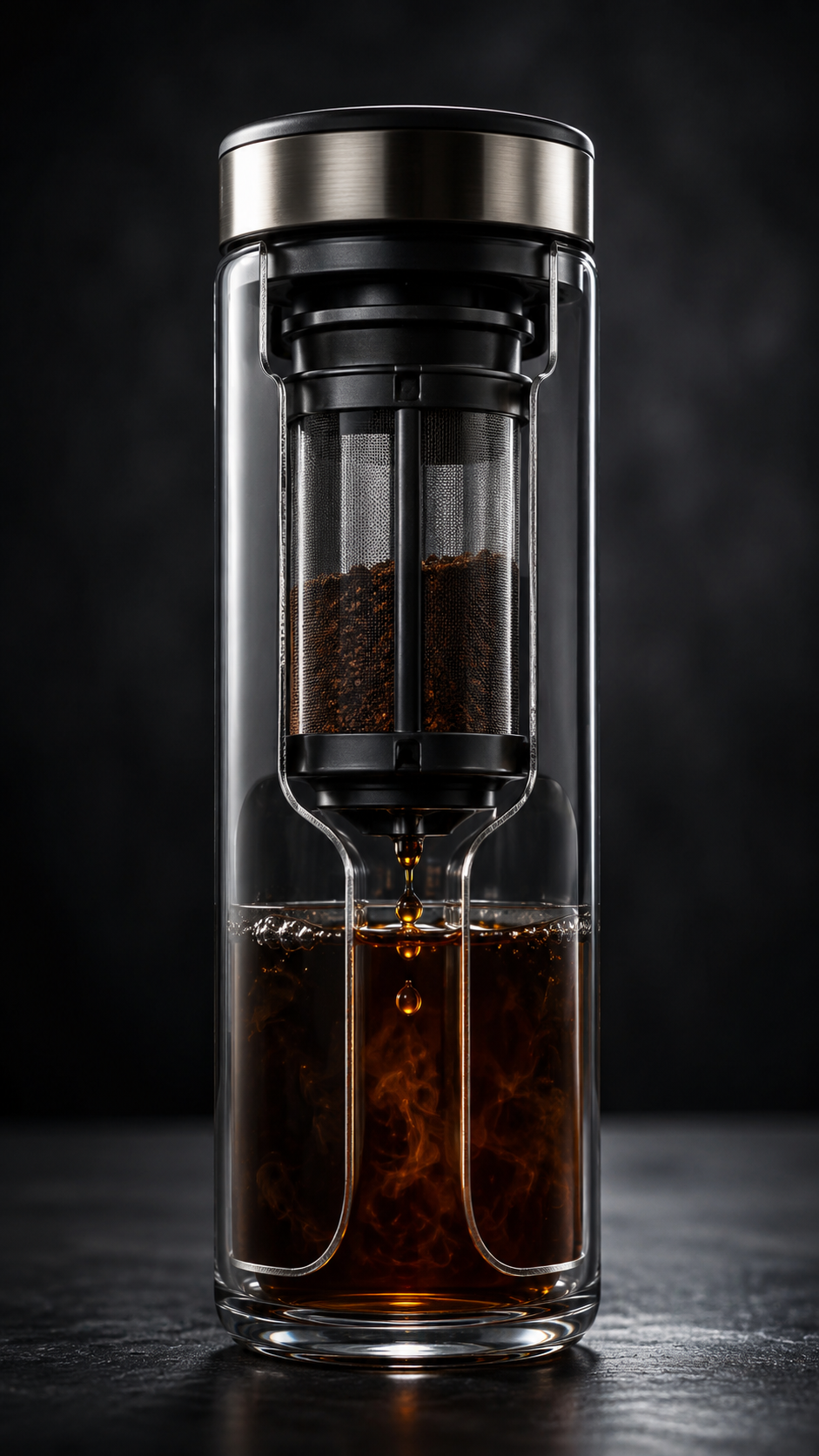 Cross-Section Cutaway: Cold-Brew Filter