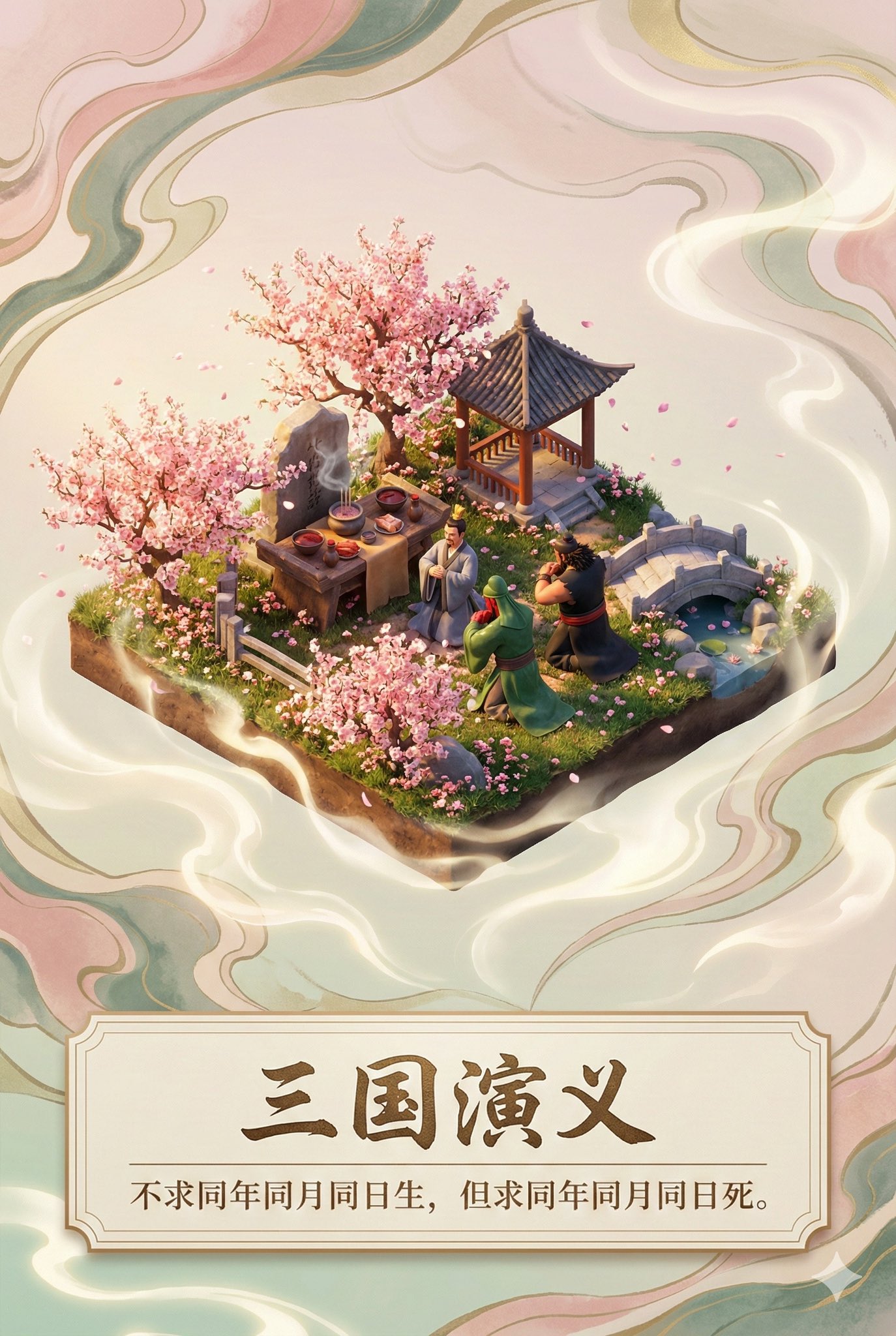《三国演义》名场面3D海报设计