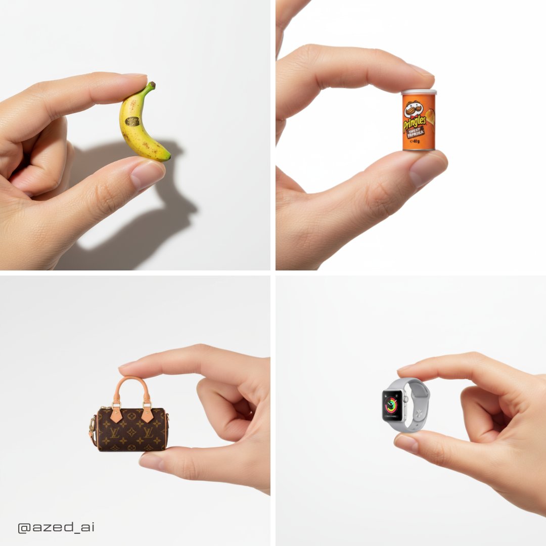 使用Nano Banana打造高端广告风格的迷你可爱产品照片