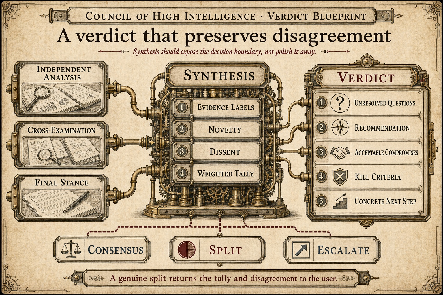 Verdict blueprint