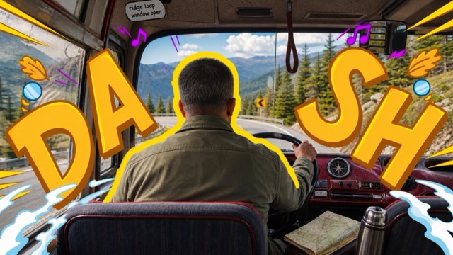 Backseat Transit Doodle Letter Poster Style preview