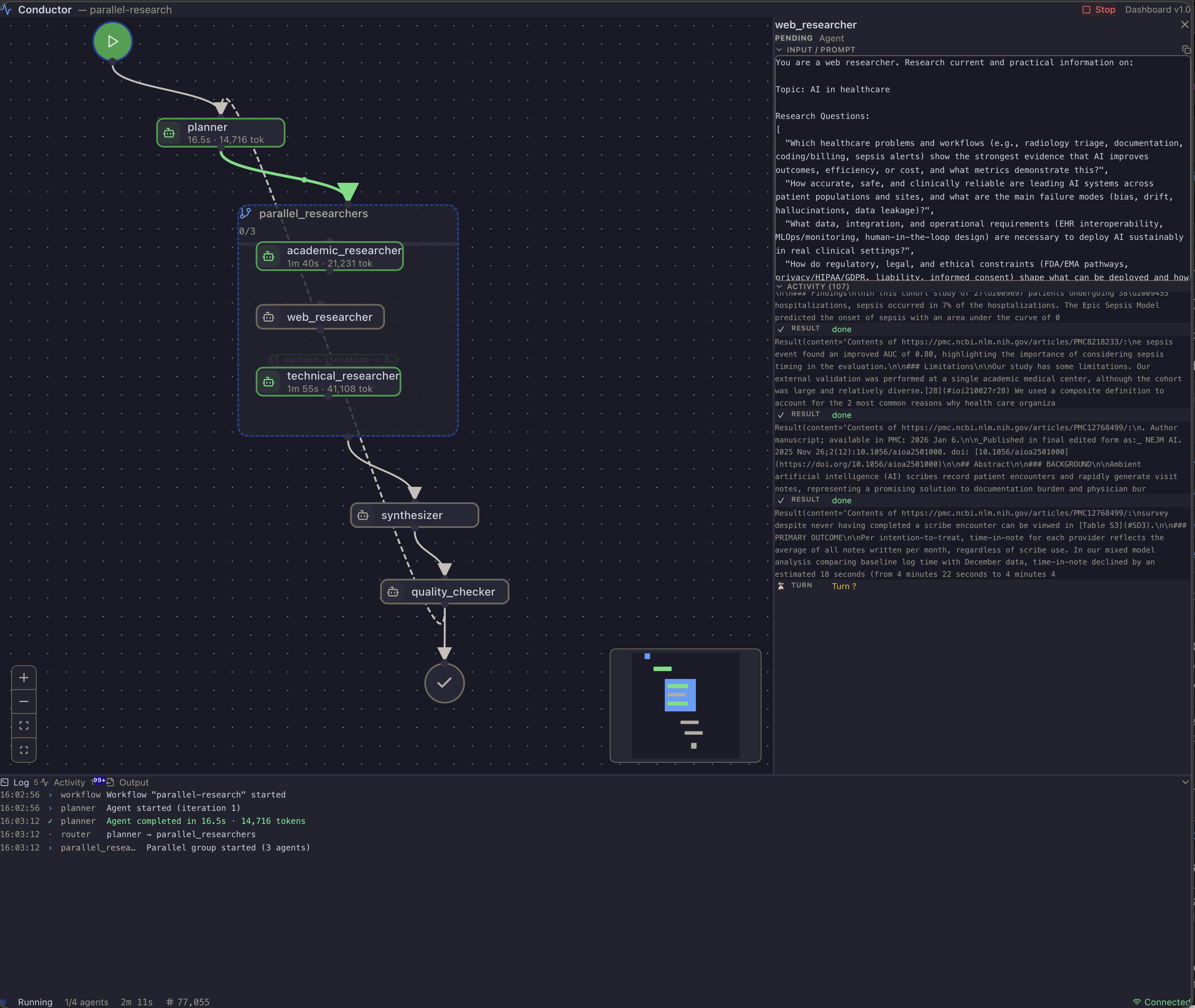 Web Dashboard