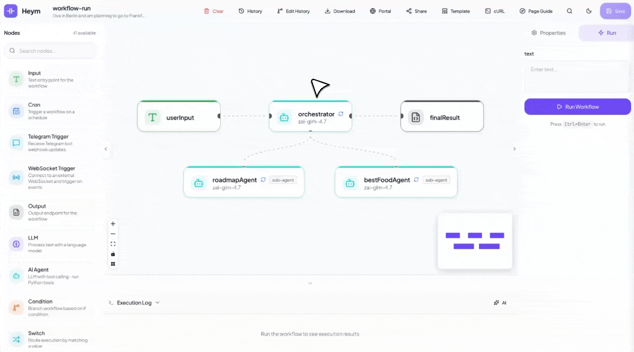 Workflow Run Demo