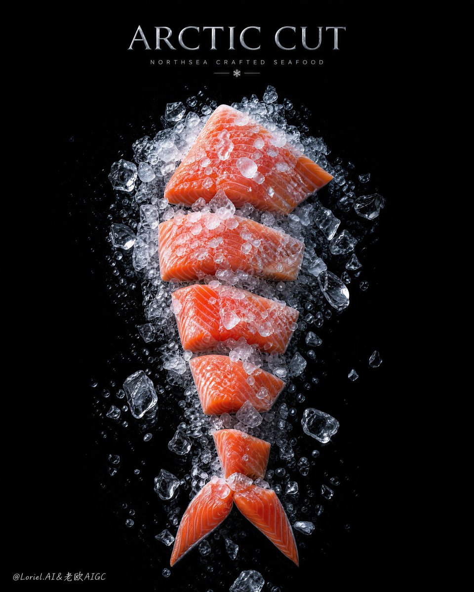 Product Marketing - Luxury Seafood Advertising Poster - Image 1