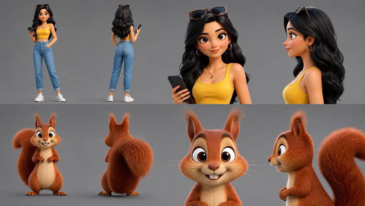 Animated Squirrel Photobomb Comedy