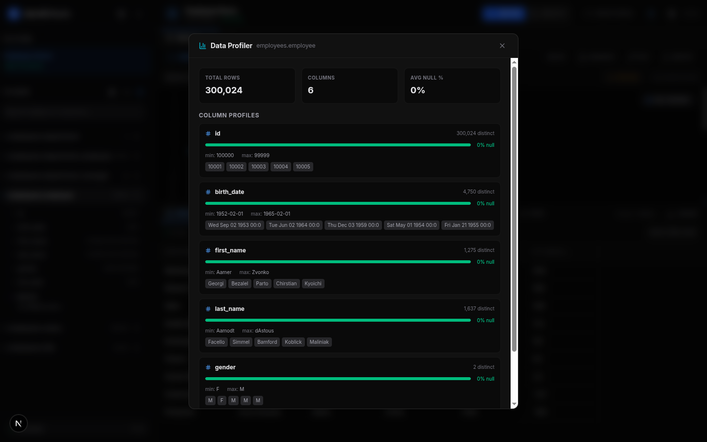 AI Data Profiler