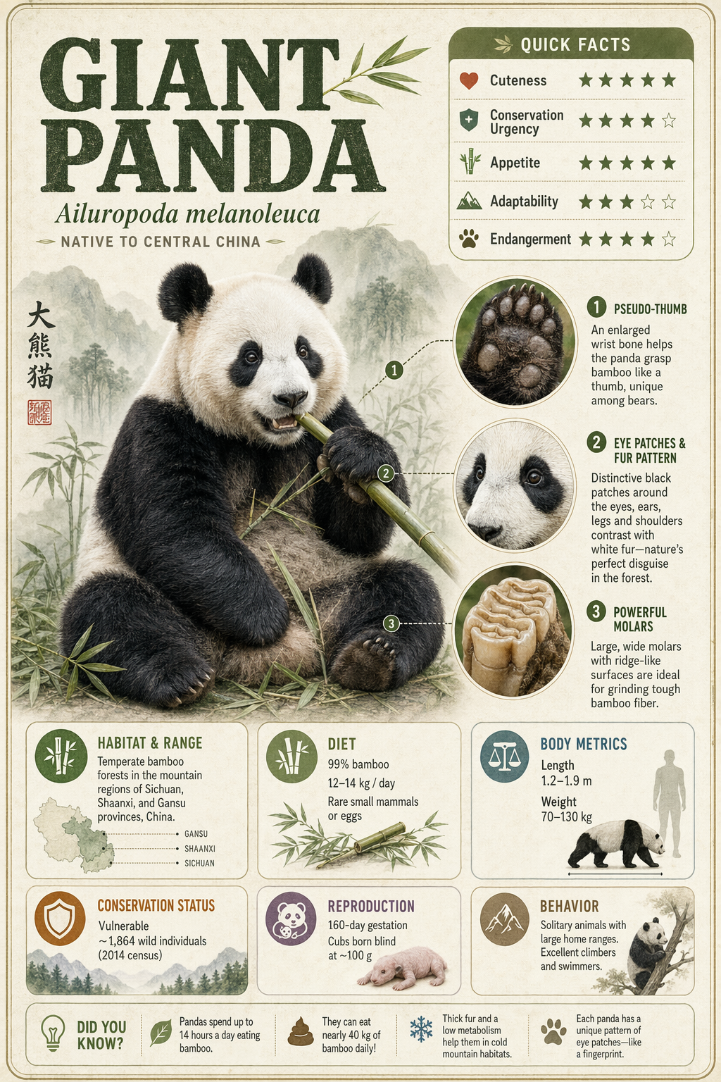 Encyclopedia field guide (Giant Panda)