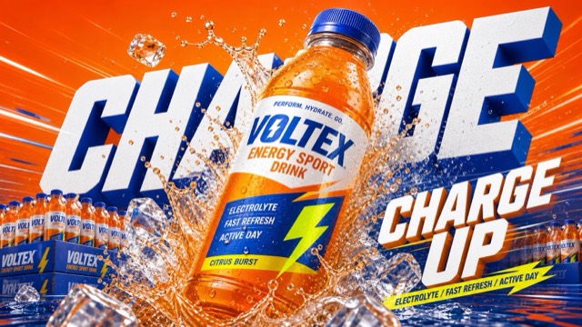 Multi-Color Beverage Splash Ad System Style preview