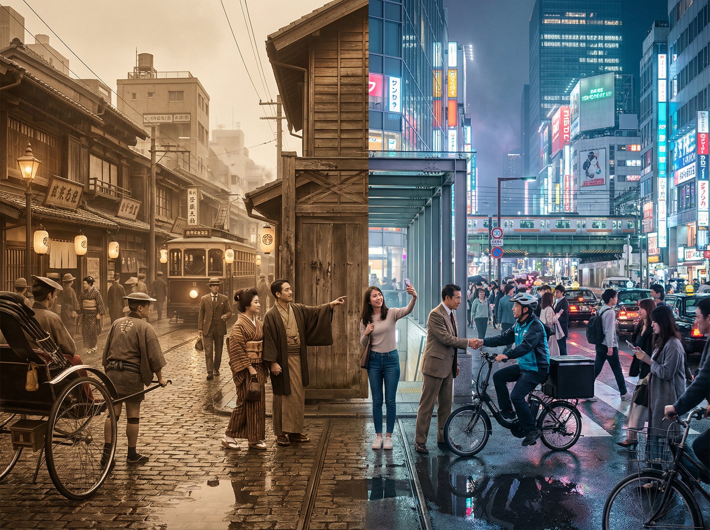 东京城市穿越时空：1920年代与现代交融