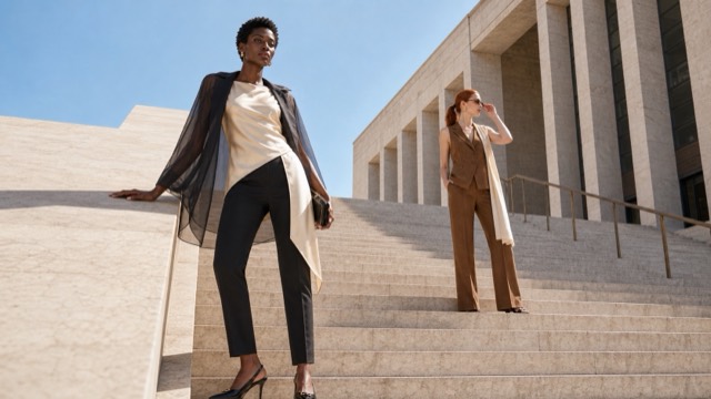 Sunlit Architectural Fashion Editorial preview