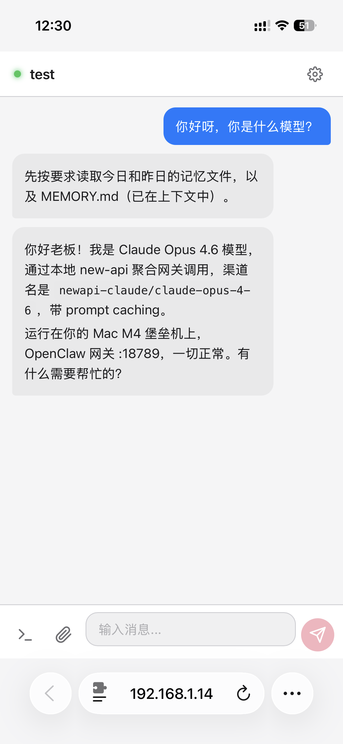 ClawApp Chat