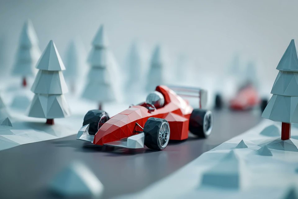 低多边形3D渲染