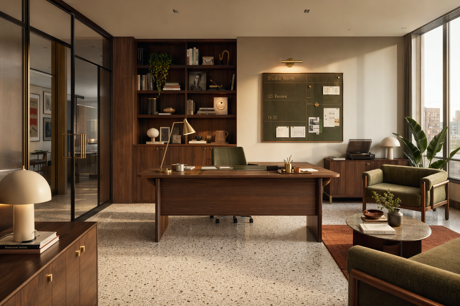 Mid-Century Modern Office