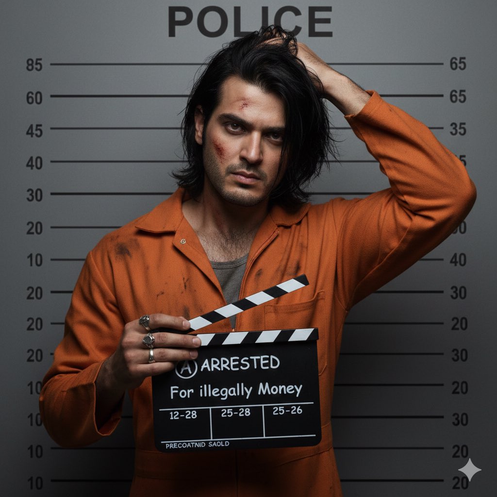 青年男子 mugshot