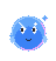 Bubbles pixel pet