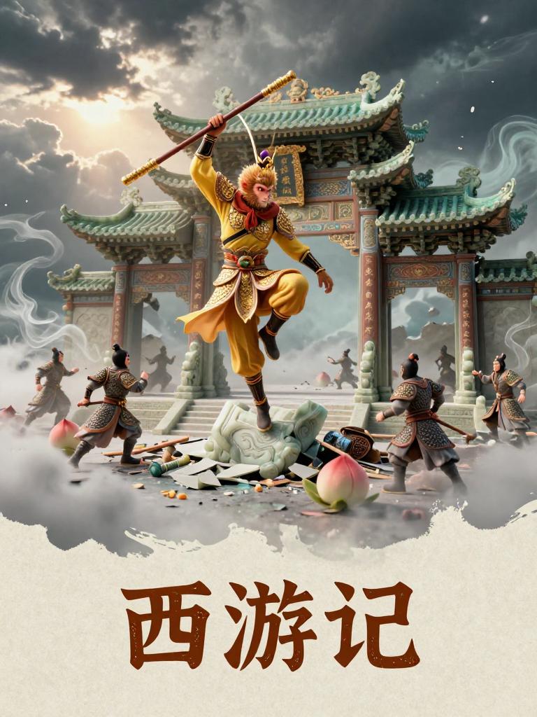 《四大名著》经典场景生成，Z-Image-Turbo效果惊艳