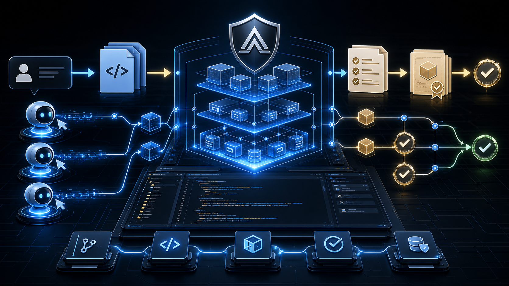 Aegis architecture-driven AI coding agent hero banner
