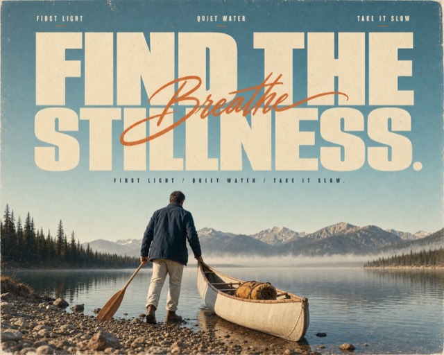 Sun-Faded Scenic Editorial Poster preview