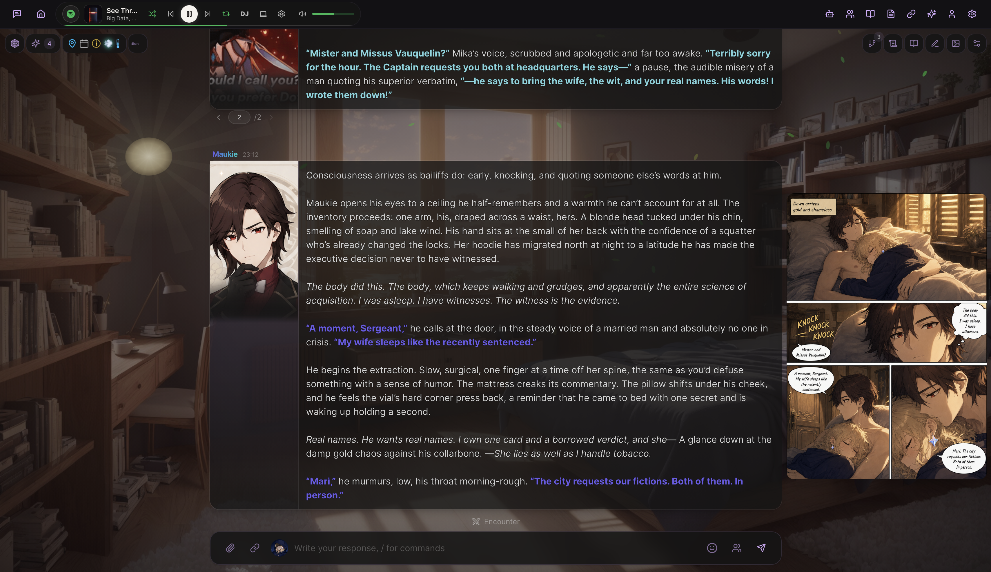 Roleplay Chat — Desktop