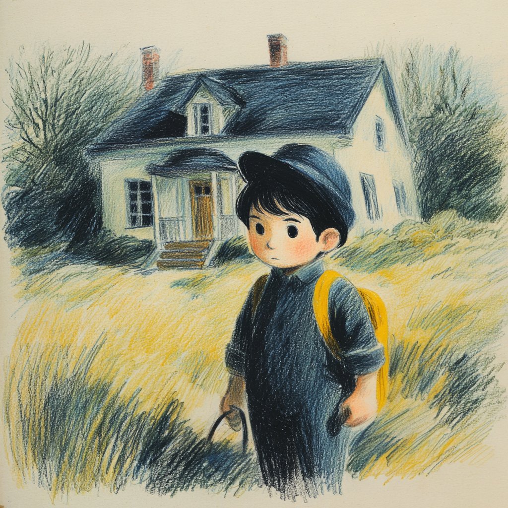 怀旧儿童插画风格