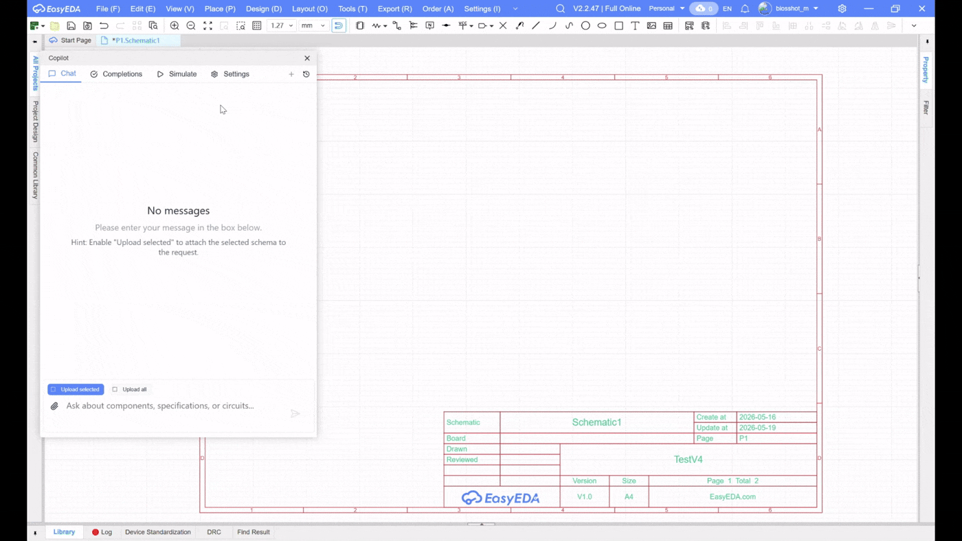 Generate a circuit with reusable blocks