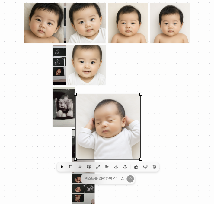 Infographic / Edu Visual - Ultrasound to Baby Portrait Transformation - Image 1