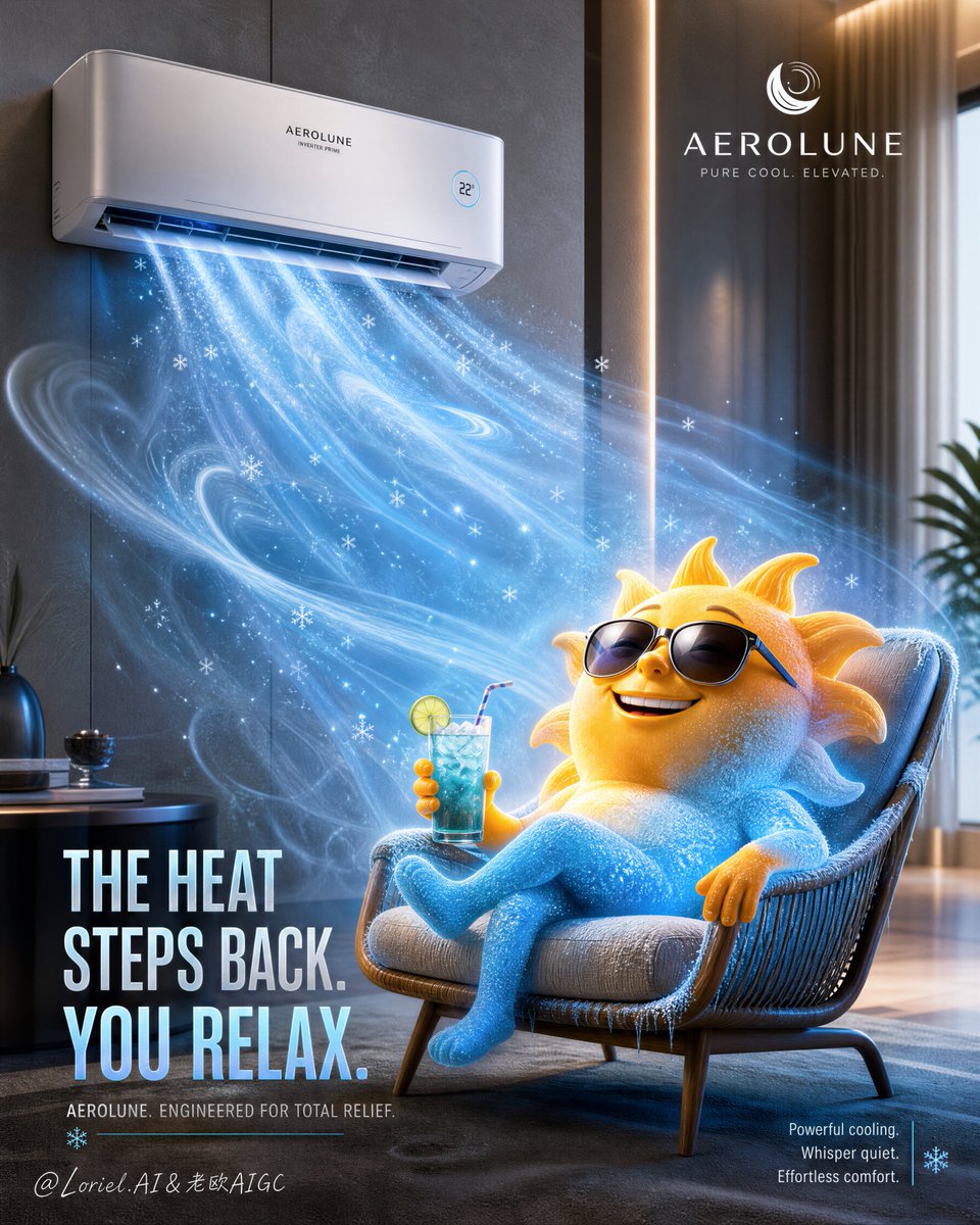 Product Marketing - Luxury Desert Air Conditioner Advertisement - Image 1