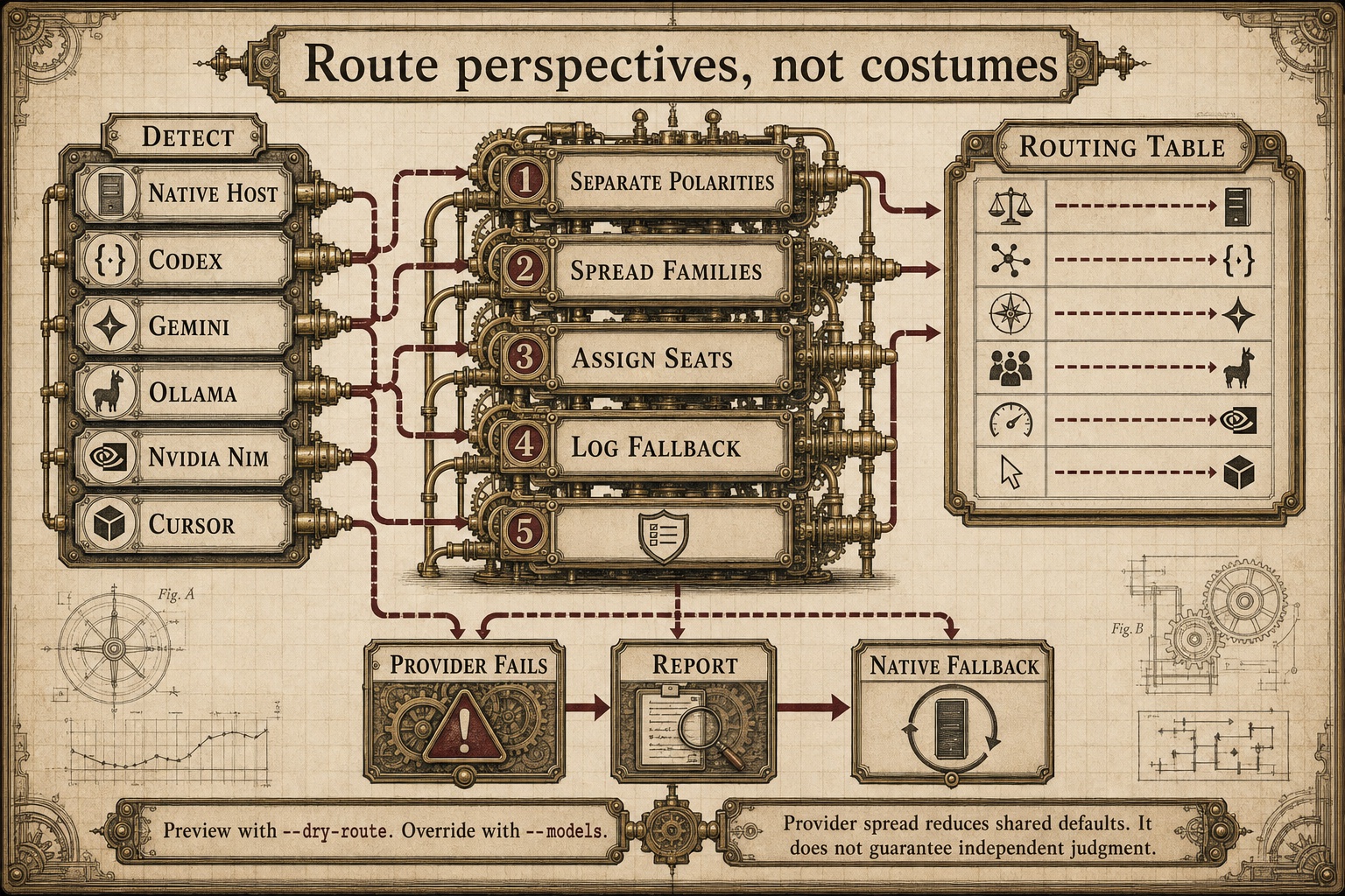 Council provider routing