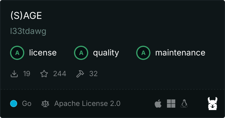 (S)AGE MCP server