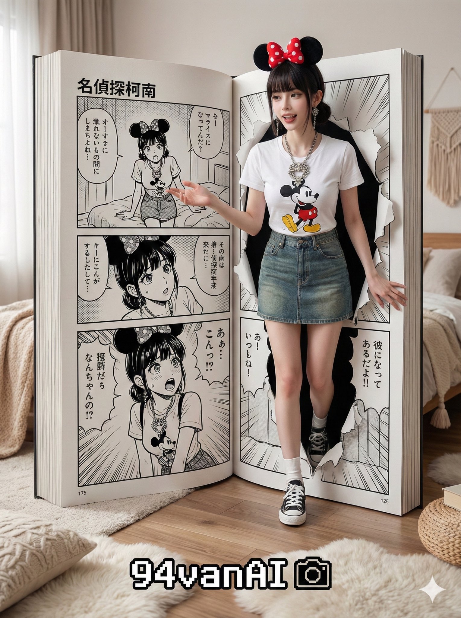 漫画书破窗主题提示词