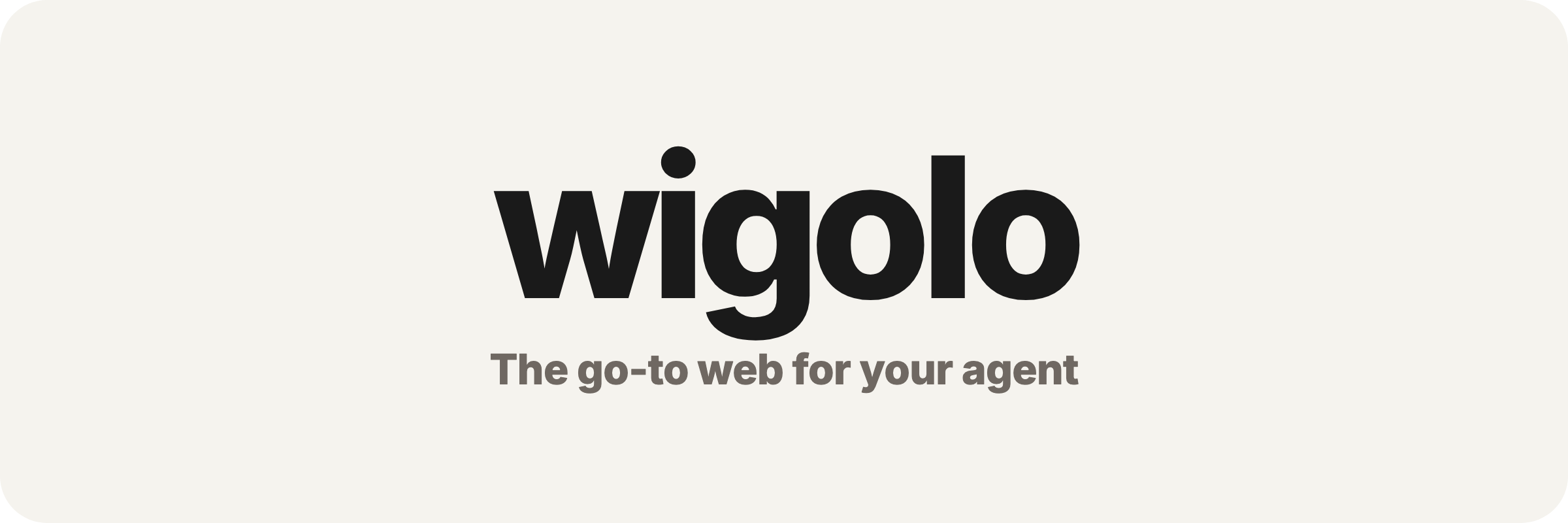 wigolo — the go-to web for your agent