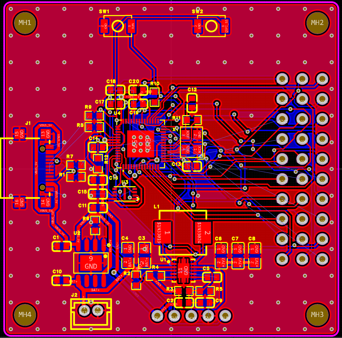 RP2040 Copilot, top layer