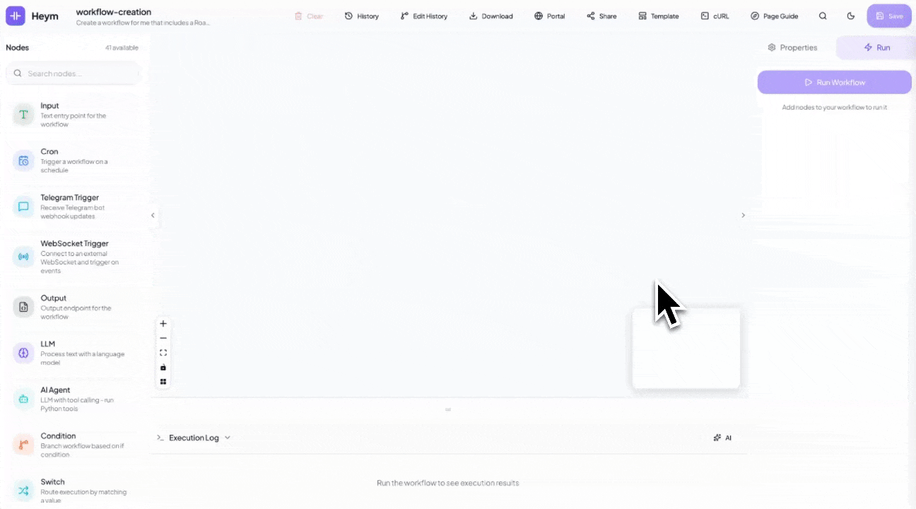 Workflow Creation Demo