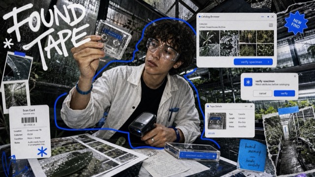 Y2K Mirror UI Scribble Collage Style preview