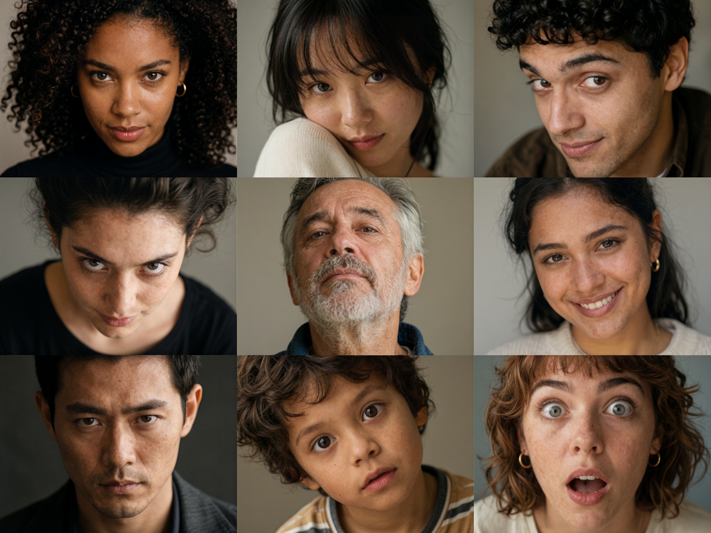 OpenAI portrait grid after qwen-zimage