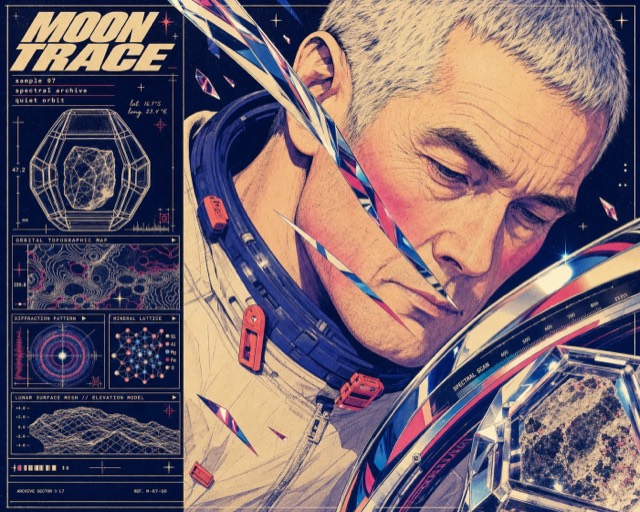 Retro Future Chrome Portrait Dossier preview