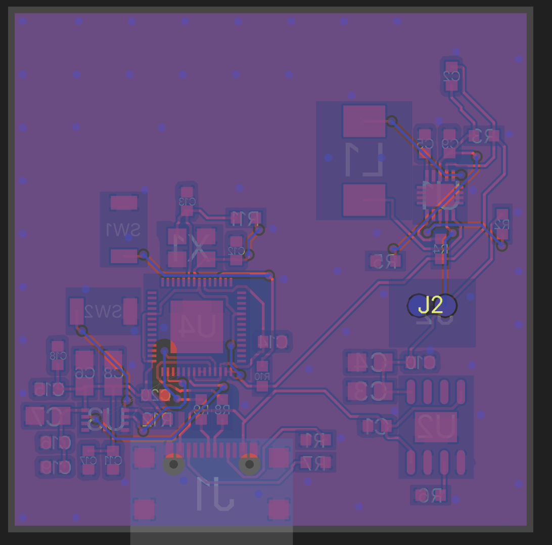 RP2040 Quilter, bottom layer