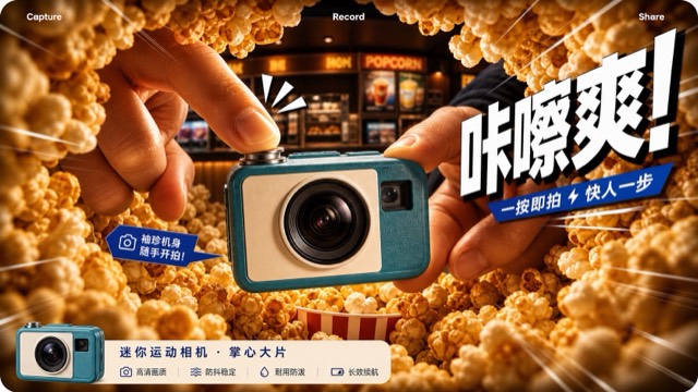 Warm Fisheye Product Impact Ad Style preview
