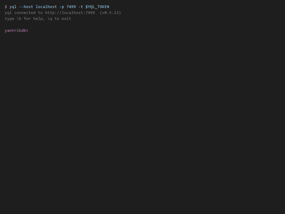 YantrikDB demo: storing three facts, recalling them, then think() flagging a contradiction between two memories
