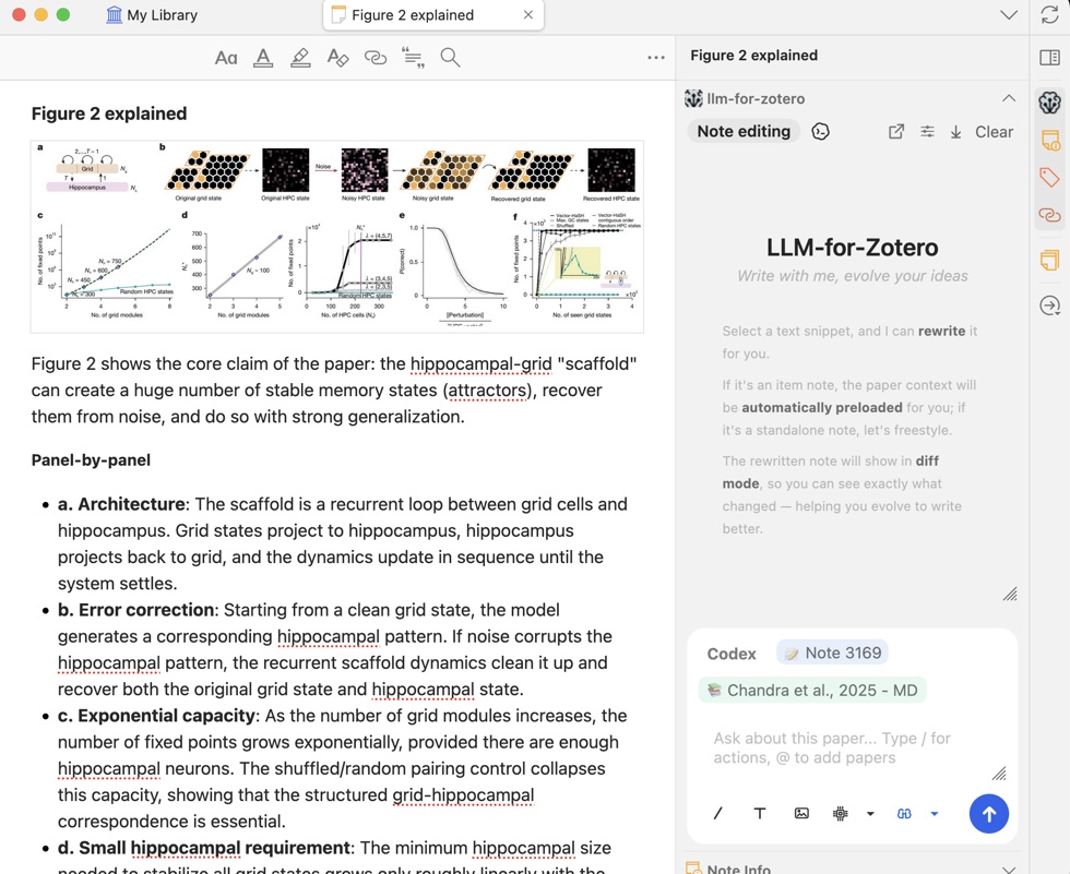 Zotero internal note
