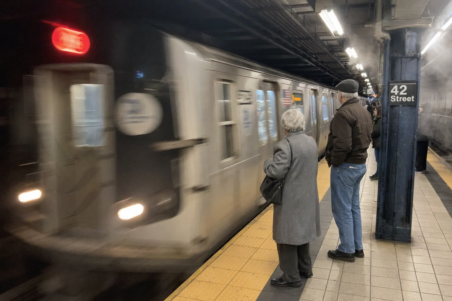 RAW iPhone — 42nd Street subway