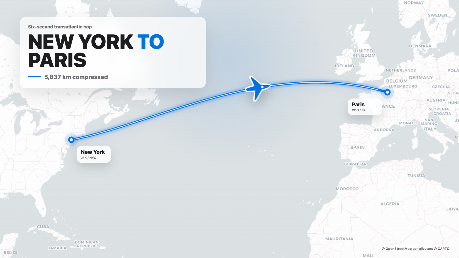 Flight map
