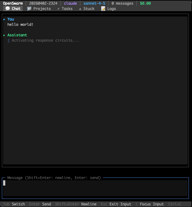 TUI Chat Interface