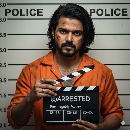 青年男子 mugshot