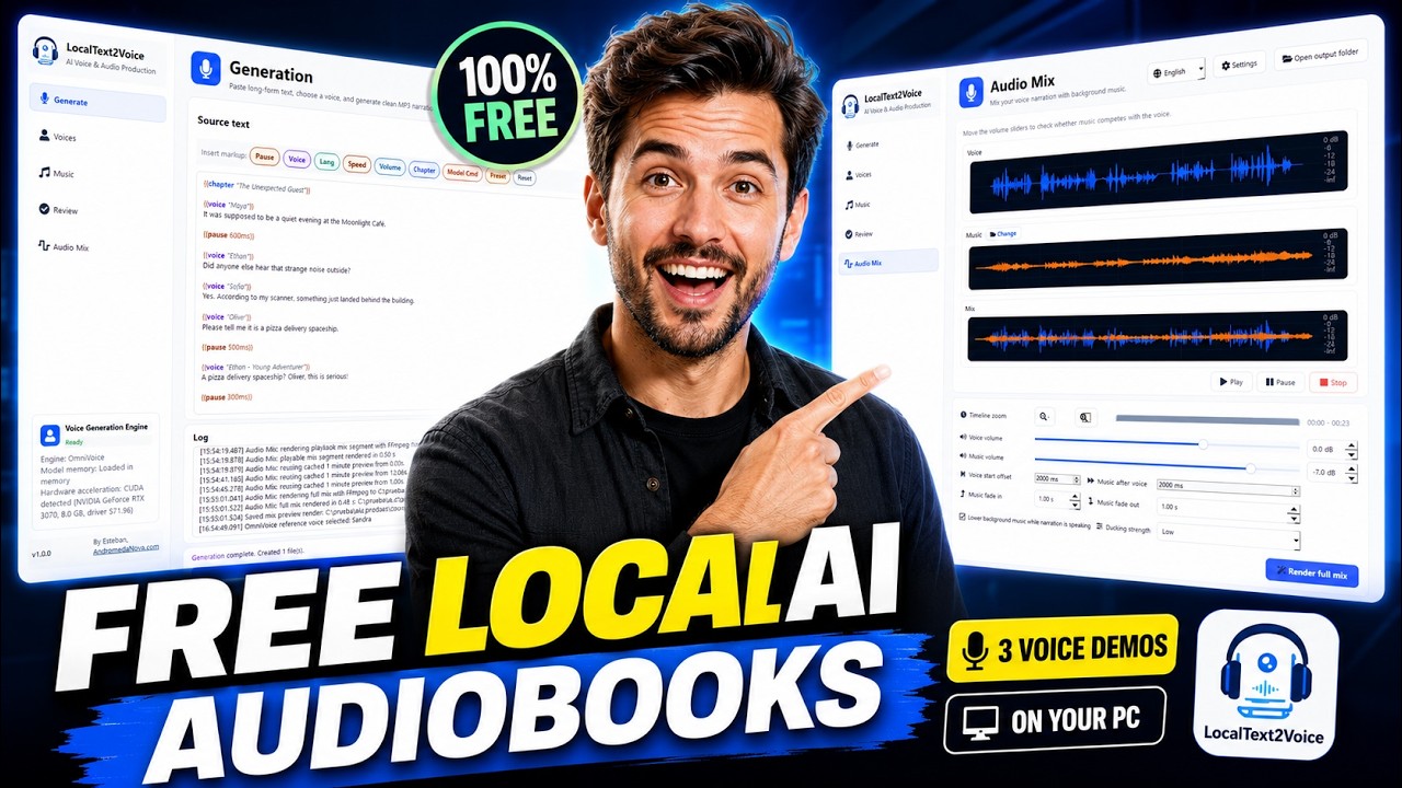 LocalText2Voice demo video