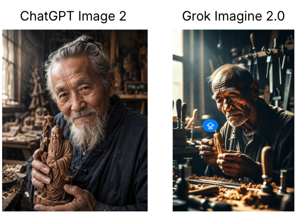 Infographic / Edu Visual - AI Image Realism Comparison - Image 1