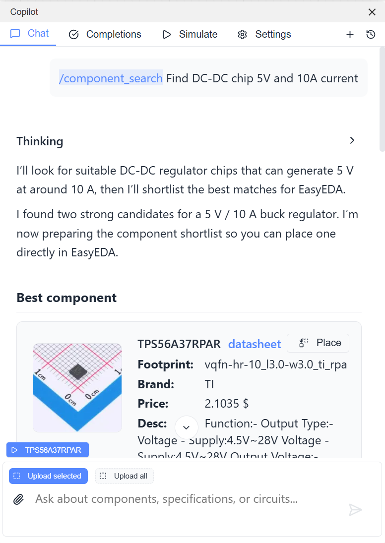 Find DC-DC chip 5V and 10A current