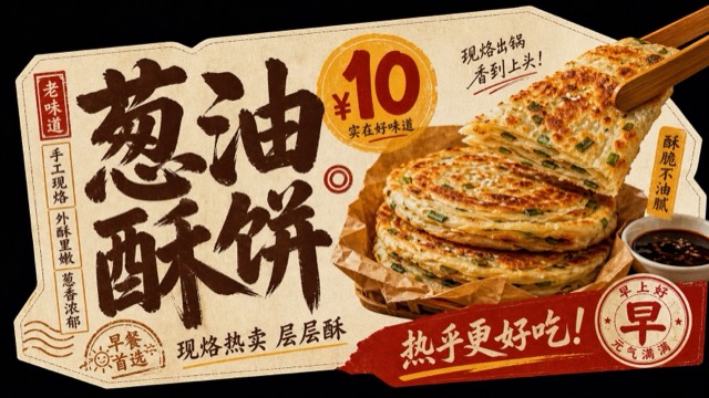 Black Cutout Food Card Ad preview