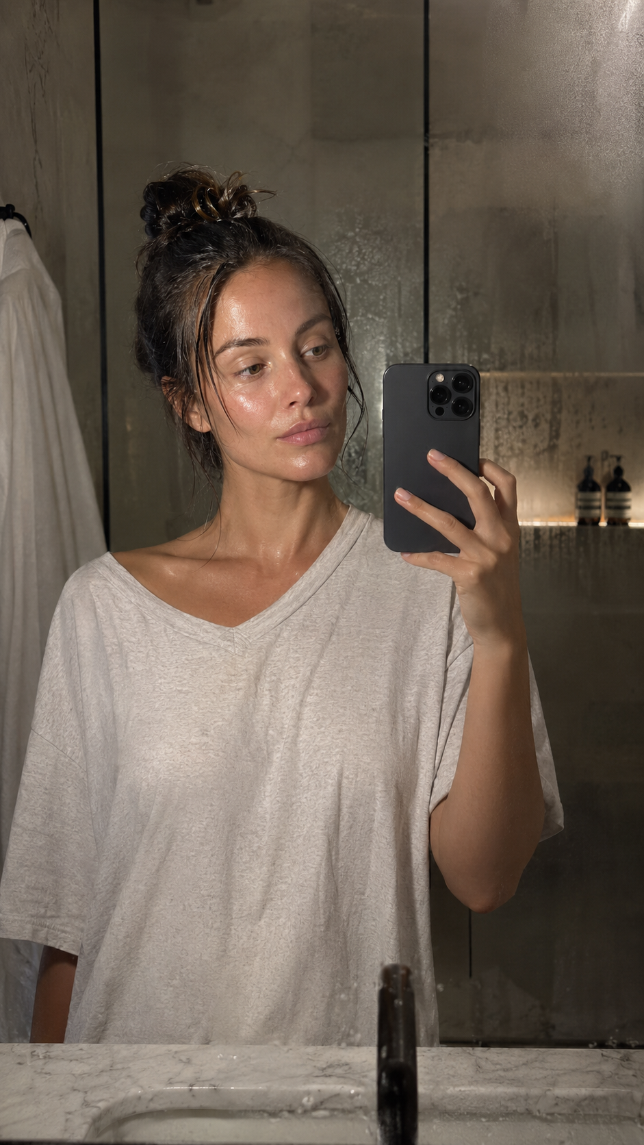 Bathroom Mirror Skincare Truth