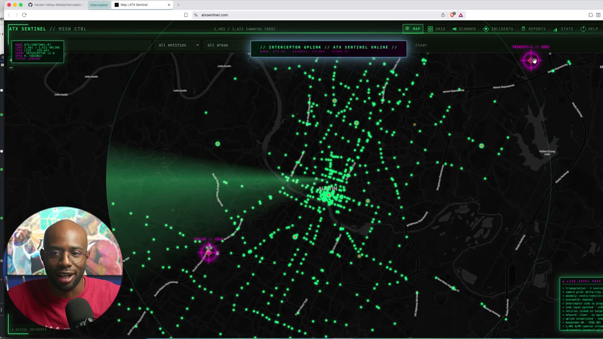 Preview from the current Interceptor walkthrough
